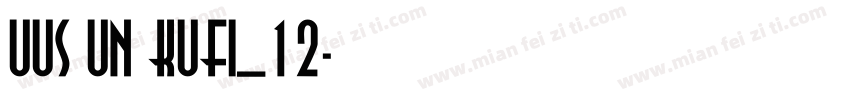 UUS UN KUFI_12字体转换
